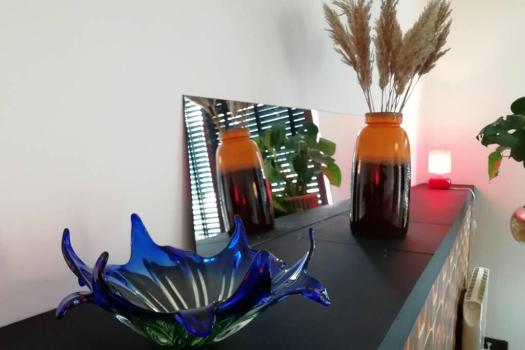 A Bouillon, Appartement Vintage Vue Sur Le Chateau Luaran gambar